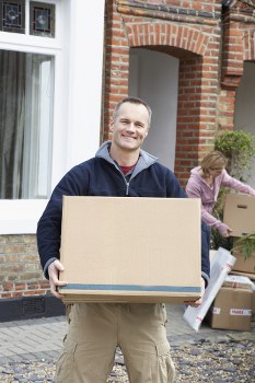 Local removals team planning a move in Enfield residential street
