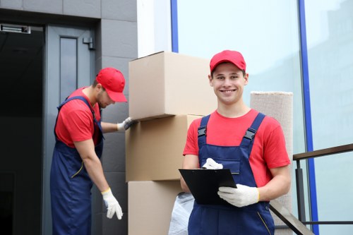 Local man with van helping with a home move in Enfield