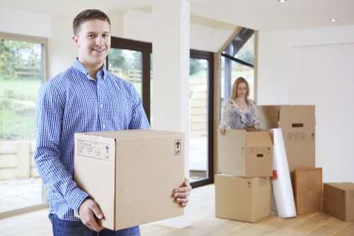 Commercial removals support for an Enfield office move