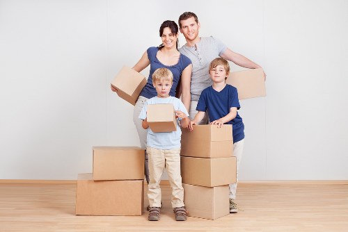 Careful loading of furniture and boxes for same day removals in Enfield