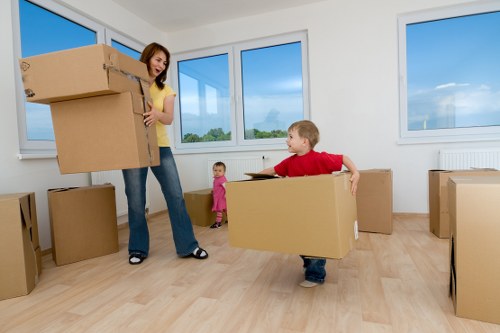 Enfield moving truck service for loading household items