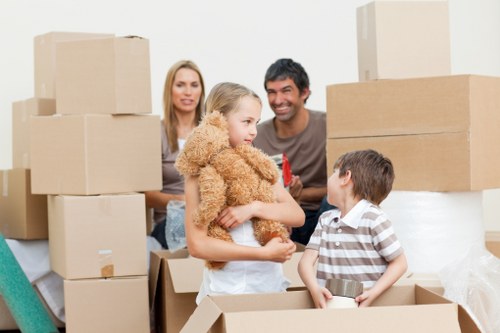 Organised packing and loading for a move in Enfield